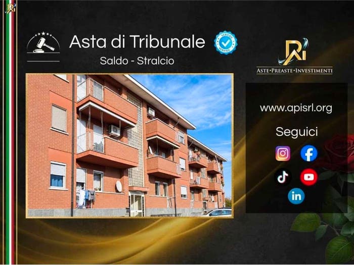 Appartamento quadrilocale in vendita in Via marco polo, Centro, Crescentino