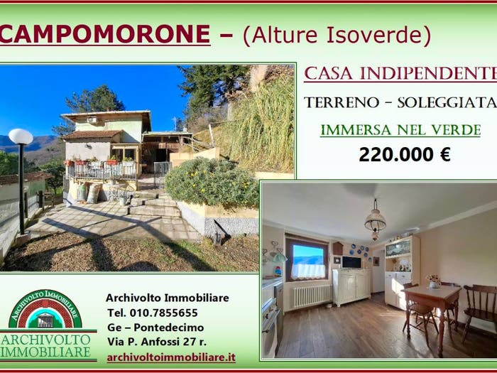 Casa trilocale in vendita in Via Isoverde, Isoverde, Campomorone