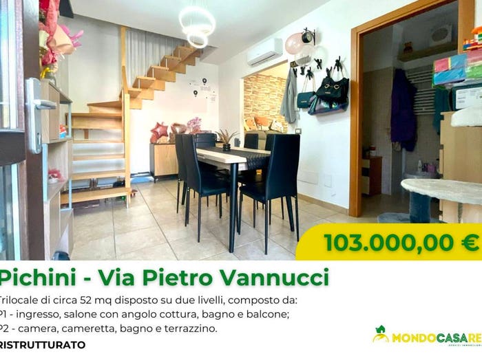 Appartamento trilocale in vendita in Via Pietro Vannucci, Pichini, Guidonia Montecelio
