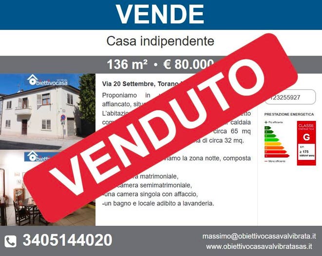 Casa con 5 locali in vendita in Via Settembre, Centro, Torano Nuovo
