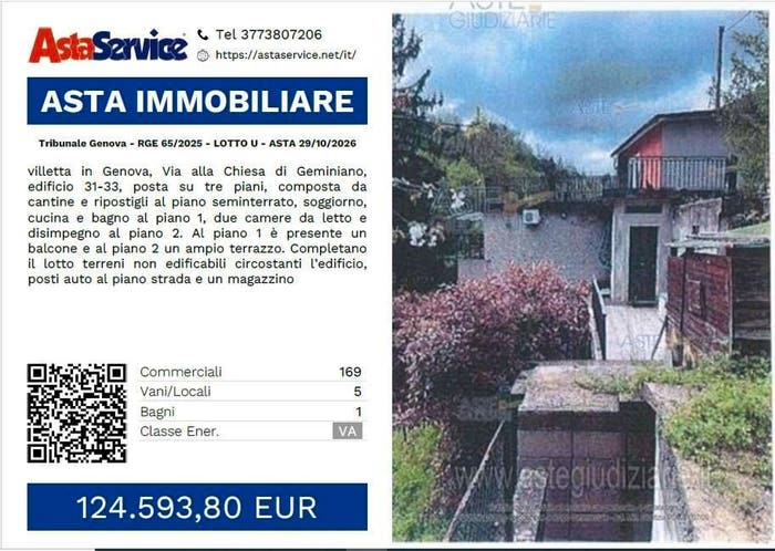 Casa con 5 locali in vendita in Via alla chiesa di geminiano, Bolzaneto, Genova