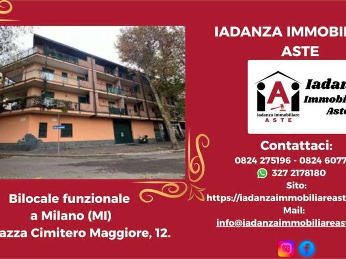Appartamento bilocale in vendita in Piazza cimitero maggiore, Musocco, Milano
