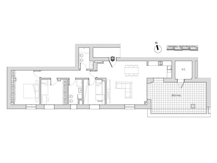 Appartamento quadrilocale in vendita in Via dei Carbonari, Centro Garibaldi, Casalecchio di Reno