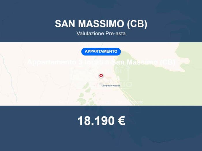 Appartamento trilocale in vendita in Via San Nicola, Campitello, San Massimo