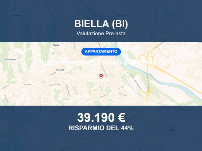 Appartamento con 5 locali in vendita in Via Sant'Eusebio, Centro Città San Paolo, Biella