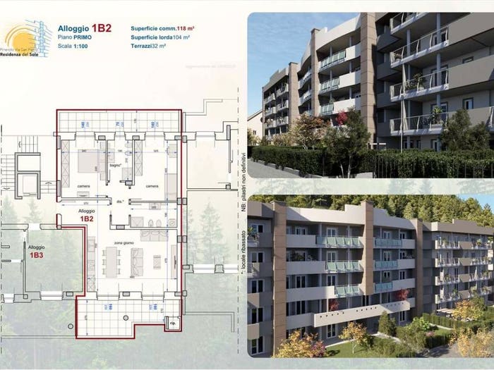 Appartamento quadrilocale in vendita in via san pietro val lemina, Ospedale Cottolengo, Pinerolo