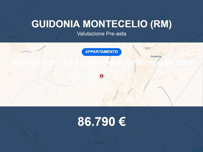 Appartamento trilocale in vendita in Corso Italia, Villalba, Guidonia Montecelio