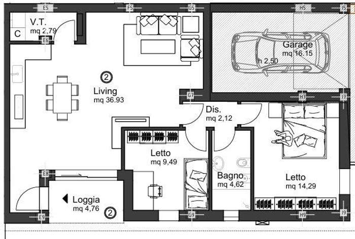 Appartamento con 5 locali in vendita in Via Vicoli, Vicoli Redentore, Ravenna