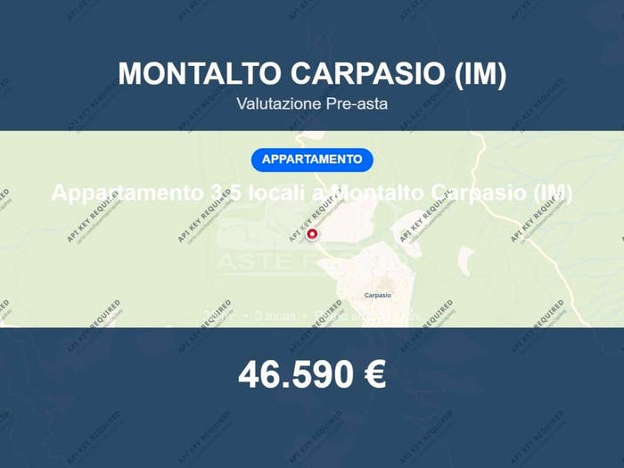 Appartamento trilocale in vendita in Via Montà, Montalto Carpasio