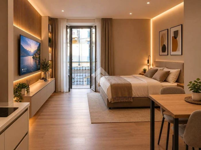 Appartamento monolocale in vendita in Via Frisi, Porta Venezia, Milano