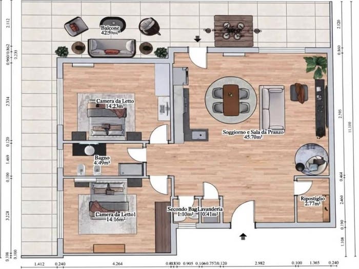 Casa trilocale in vendita in Corso Vittoria Colonna, Centro, Marino