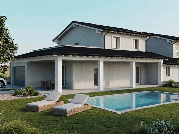 Casa quadrilocale in vendita in Via Monsignor G Lucchi, Ripalta Cremasca