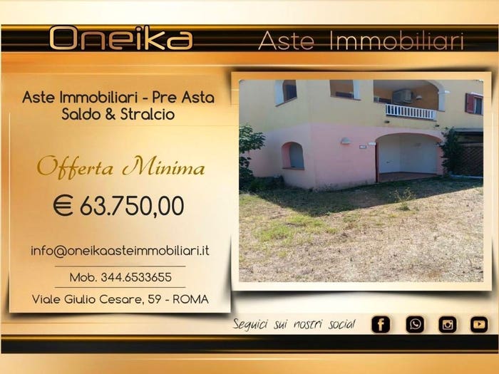Appartamento trilocale in vendita in localita' vignola, Centro, Aglientu