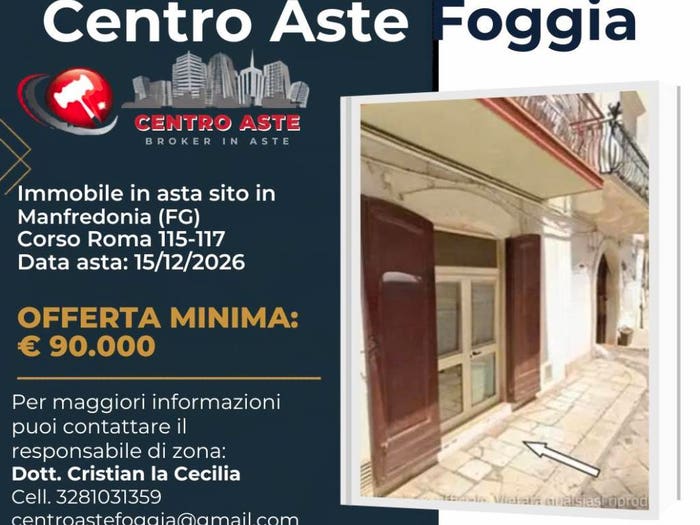 Appartamento bilocale in vendita in Corso Roma Manfredonia FG Italia, Centro, Manfredonia