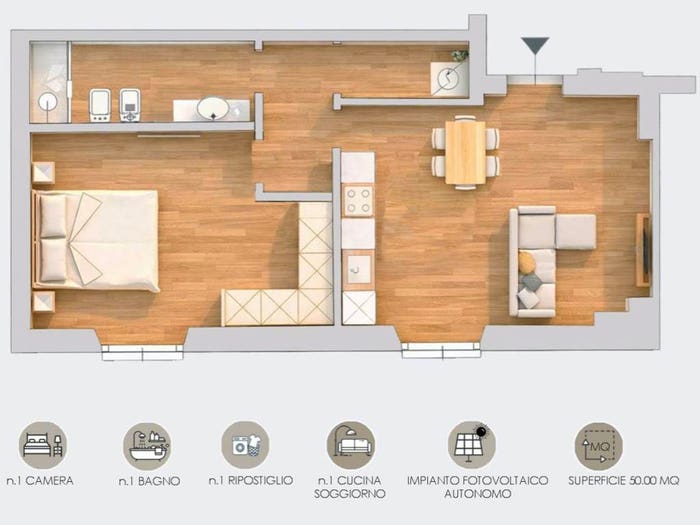 Appartamento bilocale in vendita in Porta al Prato San Jacopino, Firenze