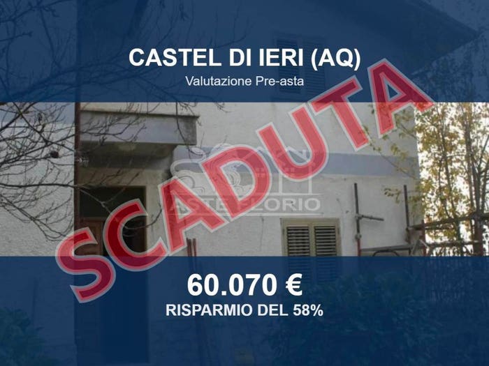 Appartamento quadrilocale in vendita in Via San Pio snc, Castel di Ieri