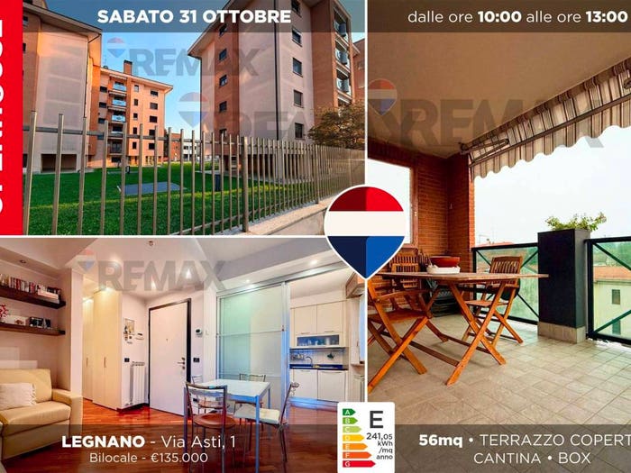 Appartamento bilocale in vendita in via Asti, Flora, Legnano