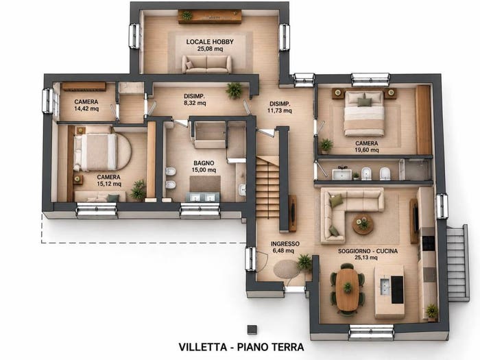 Casa trilocale in vendita in Centro, Fino Mornasco