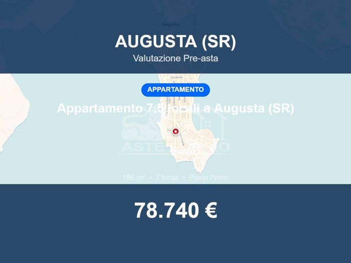 Appartamento con 6 locali in vendita in Via Risorgimento, Centro, Augusta