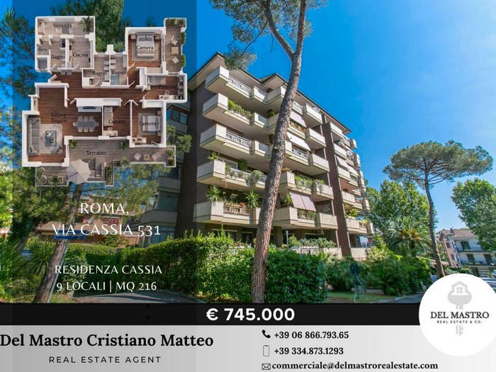 Appartamento con 6 locali in vendita in Via Cassia, Cassia San Godenzo, Roma