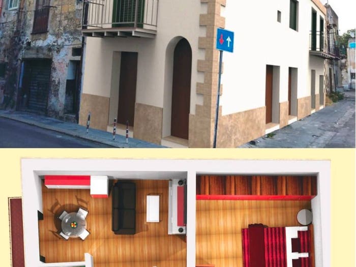Appartamento bilocale in vendita in Vicolo Torremango, Uditore Leonardo Da Vinci Alta, Palermo
