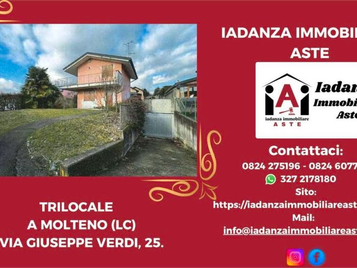 Appartamento con 6 locali in vendita in Giuseppe Verdi, Molteno