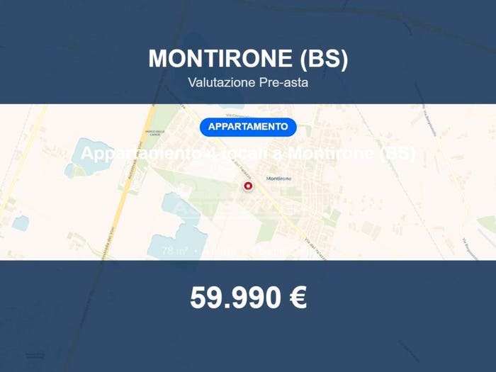 Appartamento quadrilocale in vendita in Via Fratelli Lechi, Centro, Montirone