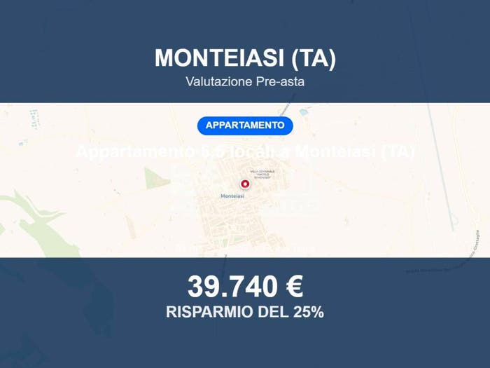 Appartamento quadrilocale in vendita in Via G Verdi, Monteiasi