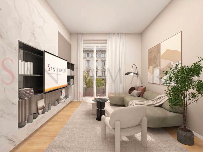 Appartamento trilocale in vendita in Via Francesco Petrarca, Vincenzo Monti, Milano