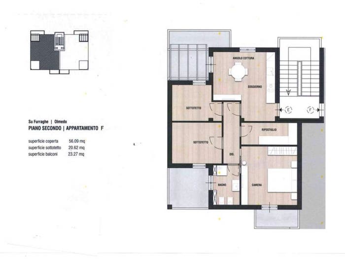 Appartamento quadrilocale in vendita in Via su Furraghe, Olmedo