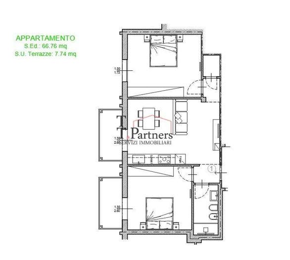 Appartamento trilocale in vendita in Via Pietro Mastri, Coverciano, Firenze