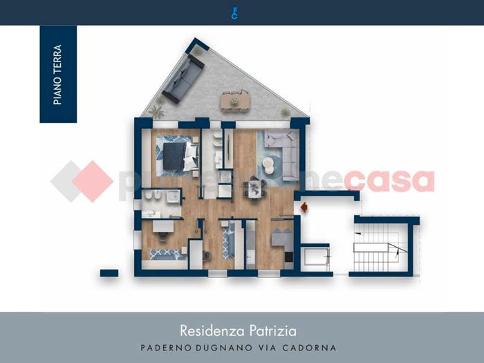 Appartamento quadrilocale in vendita in Via Cadorna, Semicentro, Paderno Dugnano