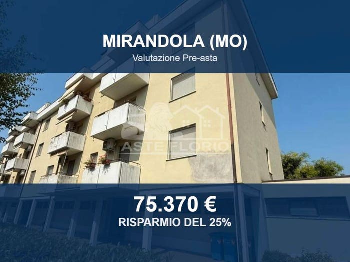 Appartamento quadrilocale in vendita in Piazza La Favorita, Centro, Mirandola