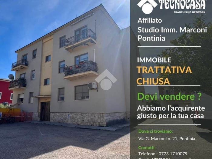 Appartamento trilocale in vendita in Via Italia, Centro, Pontinia