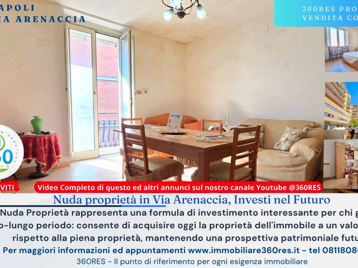 Appartamento bilocale in vendita in Via Arenaccia, Arenaccia, Napoli