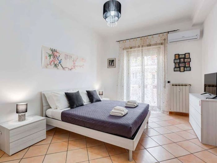 Appartamento trilocale in affitto in Via Fabrizio Guicciardi, Pigneto, Roma