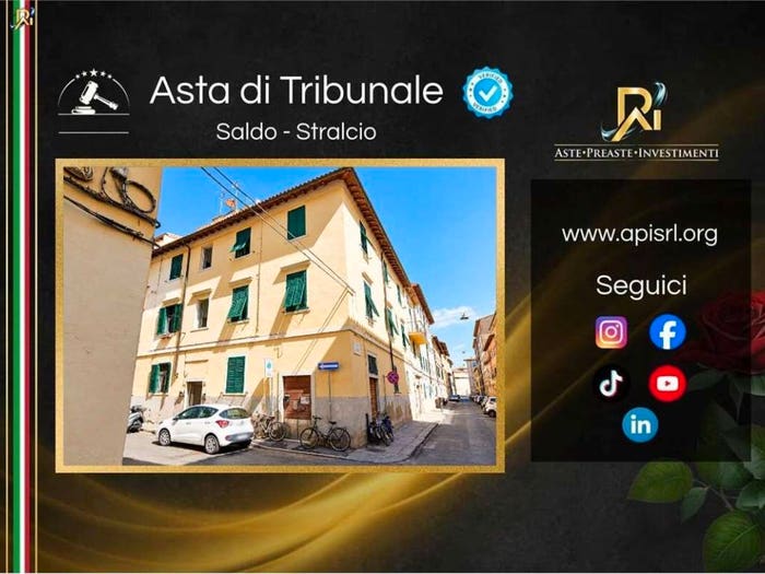 Appartamento quadrilocale in vendita in Via Chiellini, Centro, Livorno