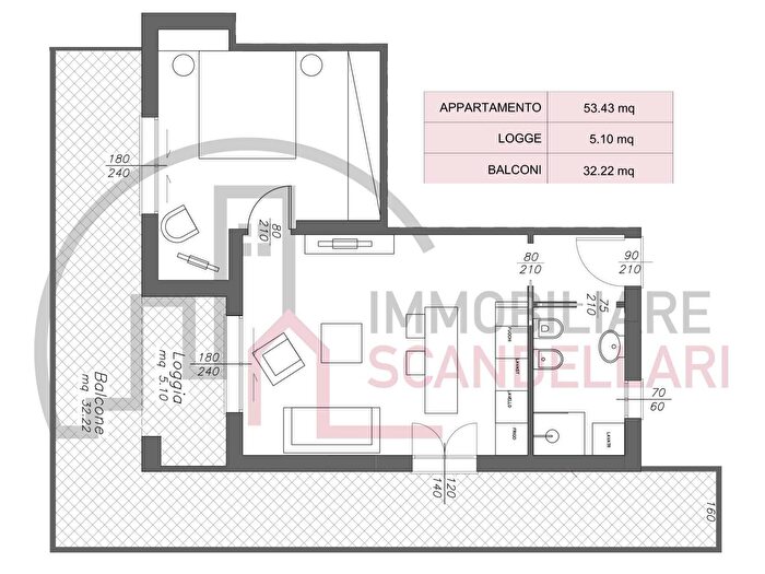Appartamento bilocale in vendita in Viale Principe di Piemonte, Rimini