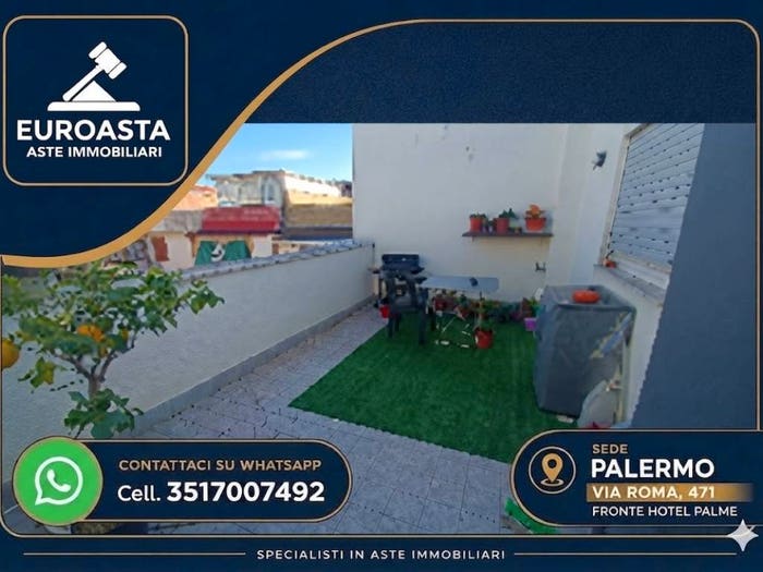 Appartamento trilocale in vendita in Via Filippo Orlando, Cruillas, Palermo