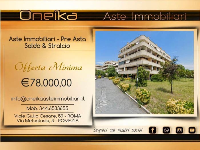Appartamento trilocale in vendita in Via Valentino Cerruti, Ponte di Nona, Roma