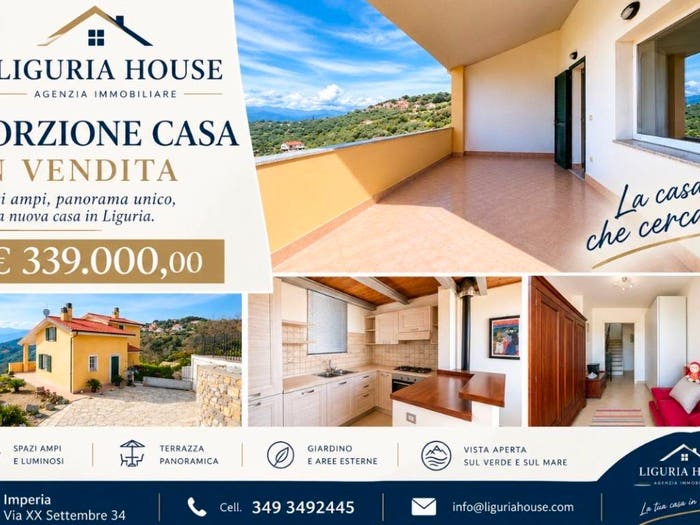 Casa quadrilocale in vendita in Strada Cason della Guardia, Porto Maurizio, Imperia