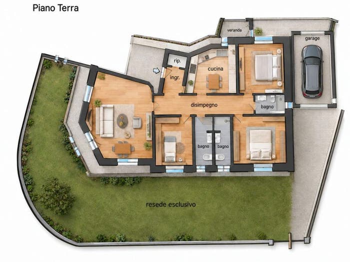 Appartamento con 5 locali in vendita in Piazzale Montello, Stadio, Livorno