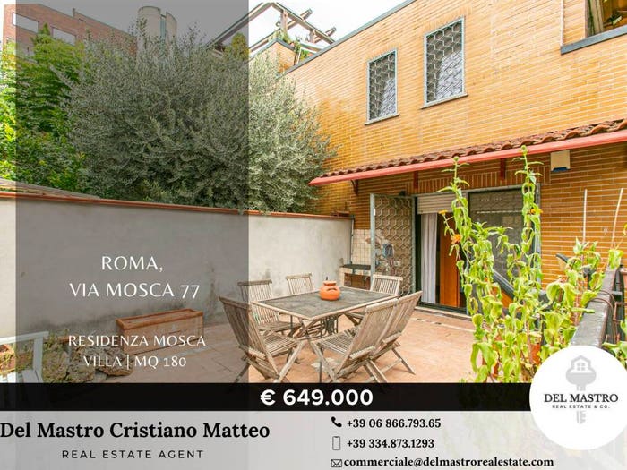 Casa quadrilocale in vendita in Via Mosca, Rinnovamento, Roma
