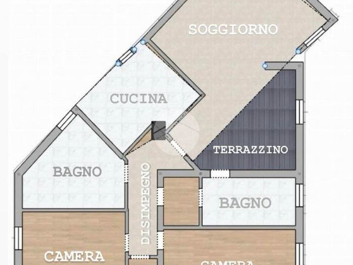 Appartamento trilocale in vendita in Via Arcangelo Ghisleri, Porta Romana, Cremona