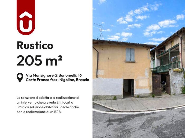 Casa con 6 locali in vendita in Via Monsignore Bonomelli, Nigoline Bonomelli, Corte Franca