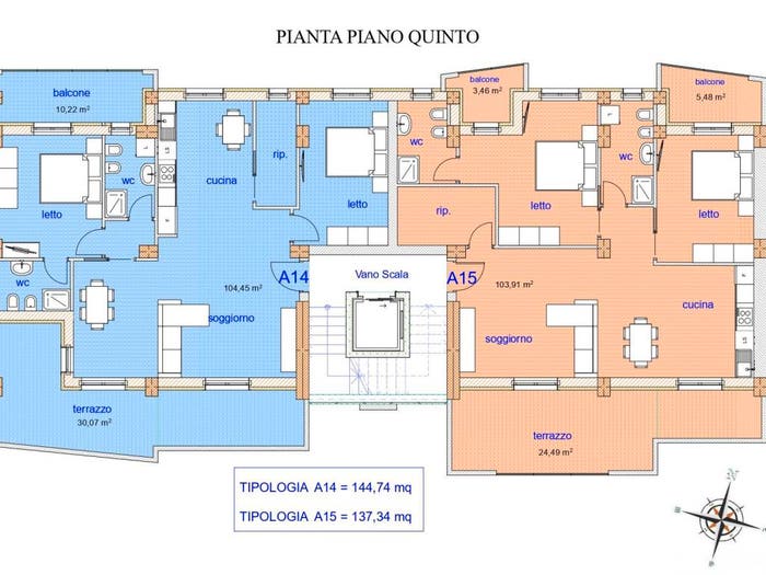 Appartamento trilocale in vendita in Traversa Filippo Caruso, Popilia Vagliolise, Cosenza