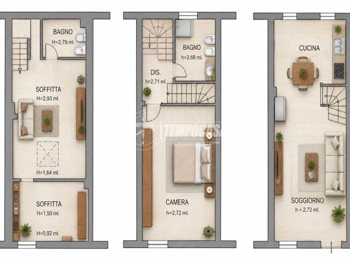 Casa quadrilocale in vendita in Via Roma, Centro, Castello d'Argile