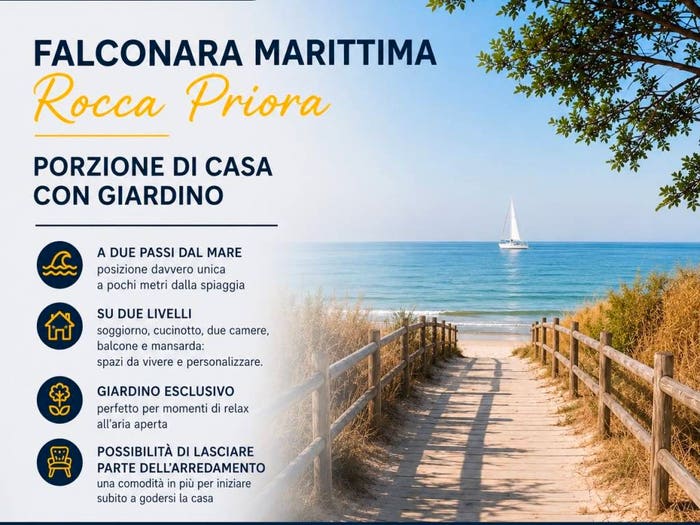 Appartamento con 5 locali in vendita in Lungomare Rocca Priora, Marina Di Rocca Priora, Falconara Marittima