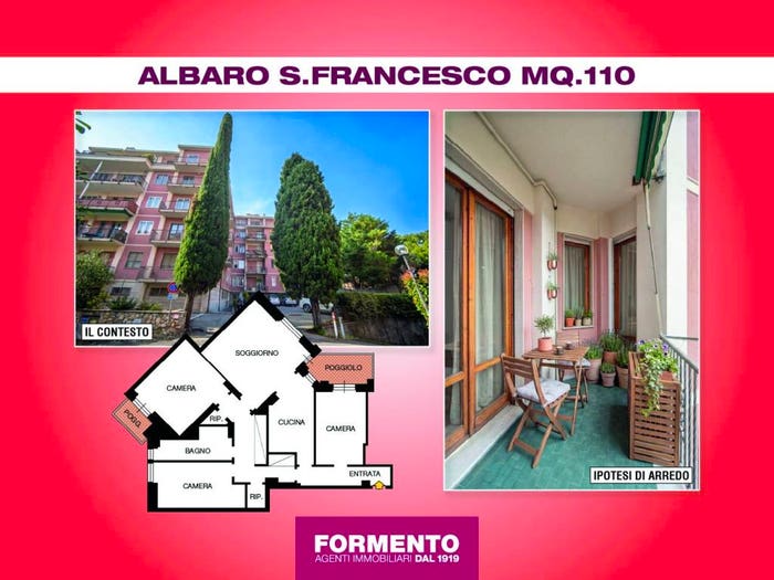 Appartamento con 6 locali in vendita in Via Albaro, Albaro, Genova