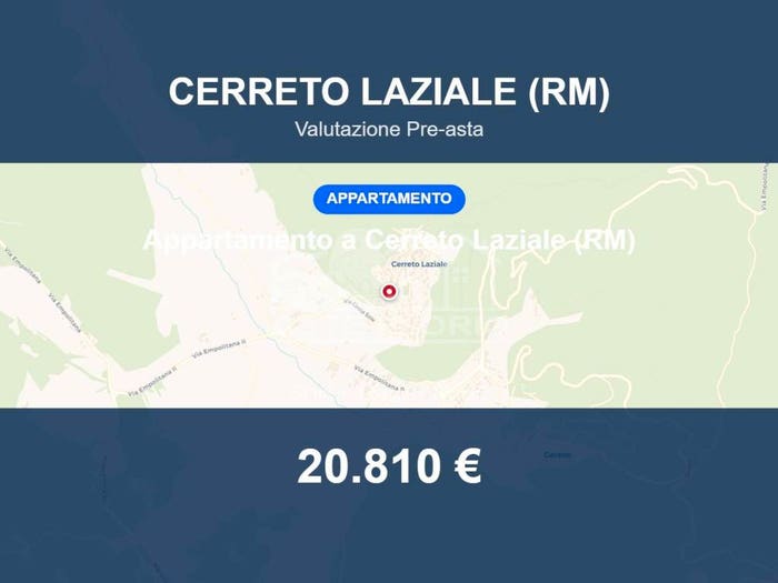 Appartamento trilocale in vendita in Via Costa Sole, Cerreto Laziale